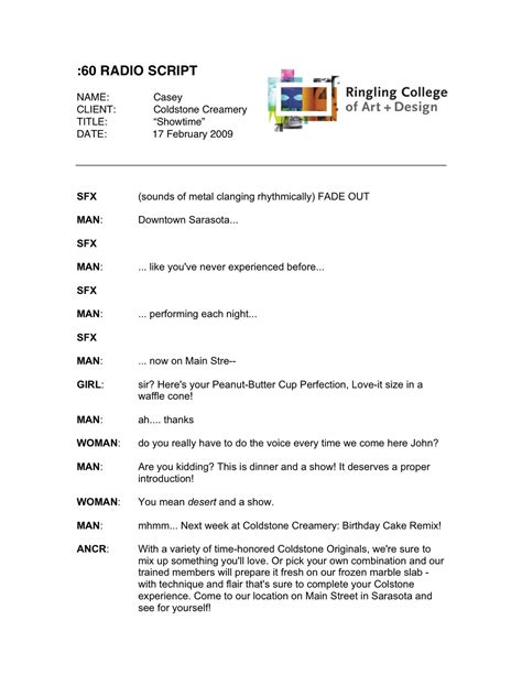 Toradh íomhá ar Advertisement Demo Script