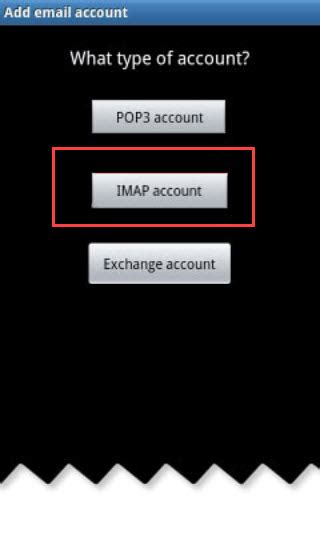 Android IMAP Email Setting に対する画像結果