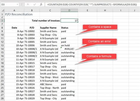 Image result for Count Function Excel for Text