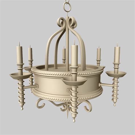 Image result for Chandelier 3D Model