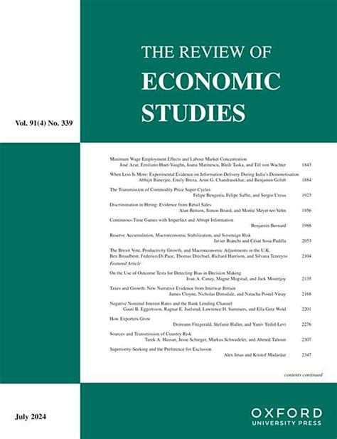 Image result for Review Of Economics And Statistics