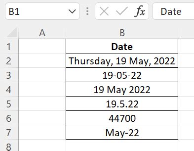 Toradh íomhá ar How to Set Short Date in Excel