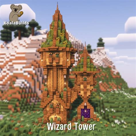 Afbeeldingsresultaten voor Minecraft Wizard Tower