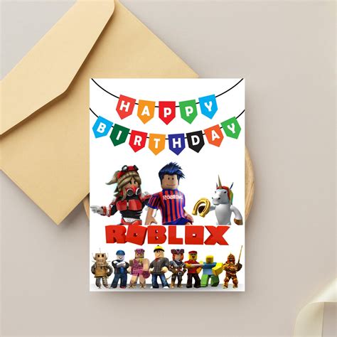 Image result for Roblox Gift Card Message for Birthday