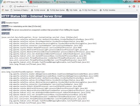 Toradh íomhá ar ClassNotFoundException Error