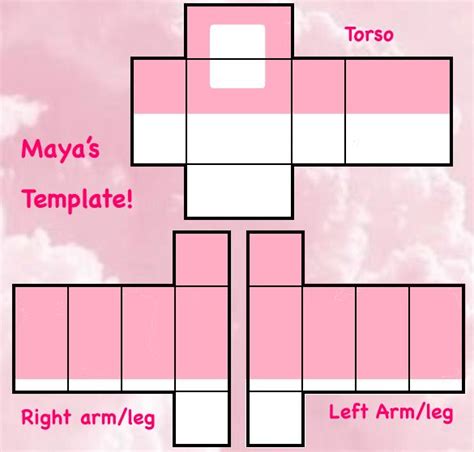 Image result for Roblox Torso Template