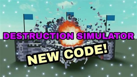 Toradh íomhá ar Codes for Destruction Sim Roblox 2020