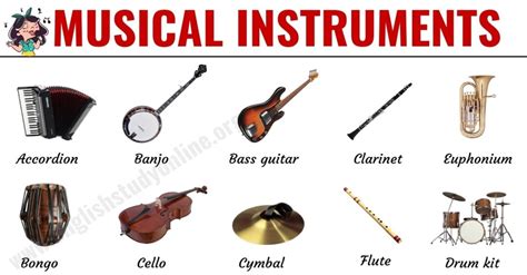 Image result for Types of Musical Instruments