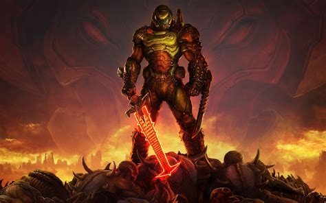 Toradh íomhá ar Doom Walpaper 4K