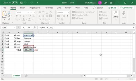 Image result for Compare Strings in Excel