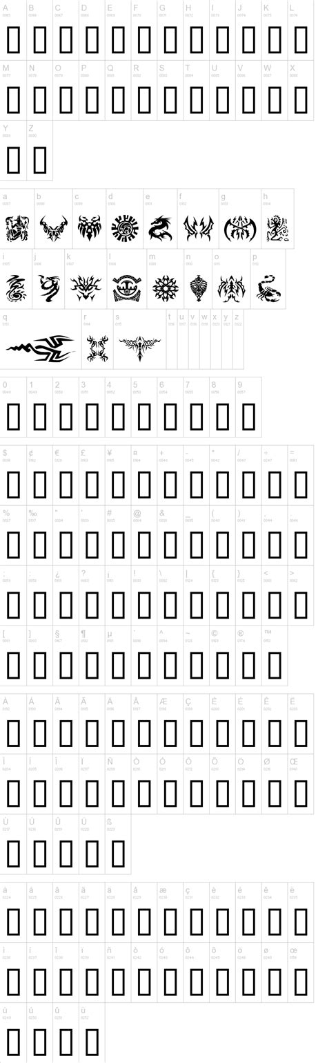 DaFont Tattoo Letters に対する画像結果