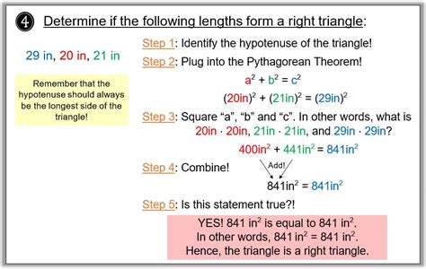 Image result for Pythagorean Theorem Examples