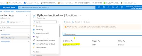 Azure Functions Python API に対する画像結果