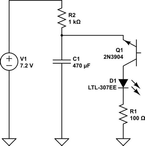 Image result for Blinking LED Circuit Schematic