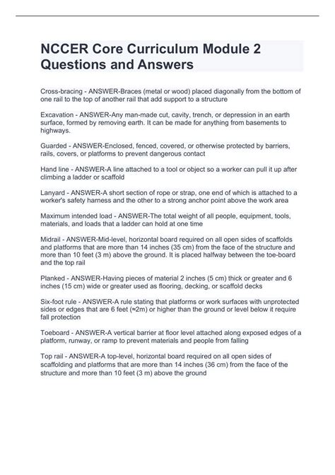 Image result for Nccer Core