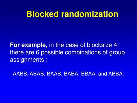 Image result for Varied Block Randomization