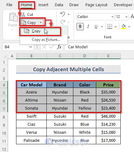 Image result for How to Copy to Additional Cells in Excel