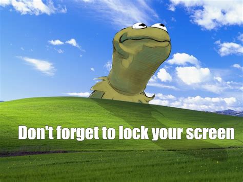 Image result for Lock Your Computer Meme Wallpaper
