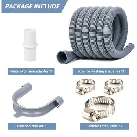 Image result for Washing Machine Drain Hose Clamp