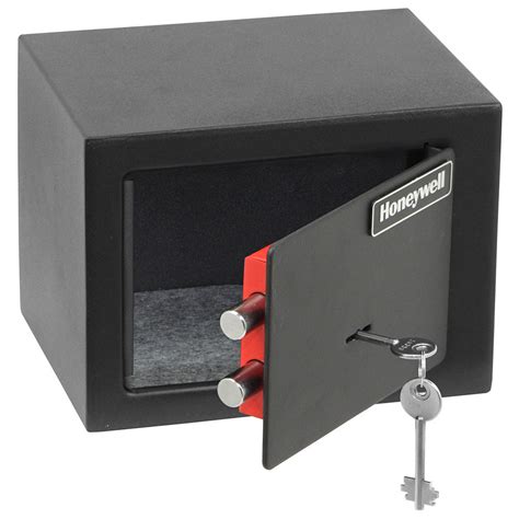 Honeywell 5002 Small Steel Security Safe with Key Lock (0.19 Cu. Ft .)