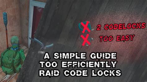 Toradh íomhá ar Craft Code Lock in DayZ
