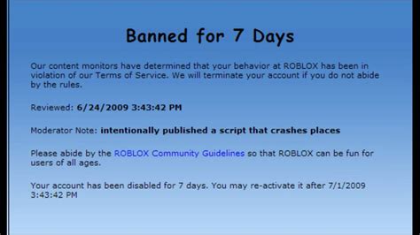 Roblox Ban Days に対する画像結果