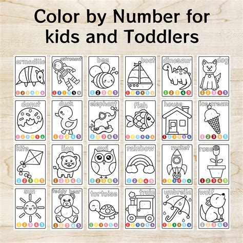 Image result for Color by Number for Kids