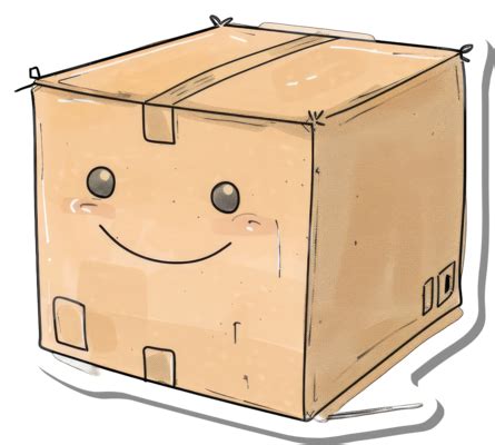 Image result for Cartoon Box Transparent