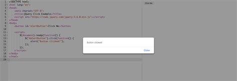 Toradh íomhá ar jQuery Click Me Web Page