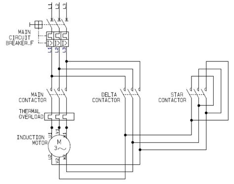 Image result for Wye-Delta Diagram Control Circuit