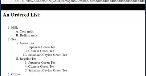 Image result for Arbre De Order List HTML