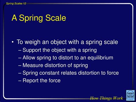 Image result for How Does a Spring Scale Work