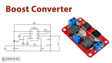 Image result for Boost Converter Project Circuit Diagram