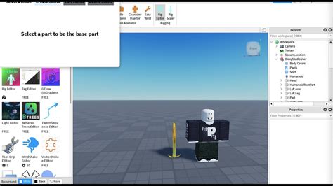 Image result for How to Use the Plug in Roblox Studios On Put It On a Dummy
