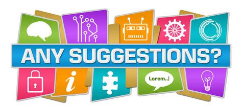 Image result for A Few Suggestions