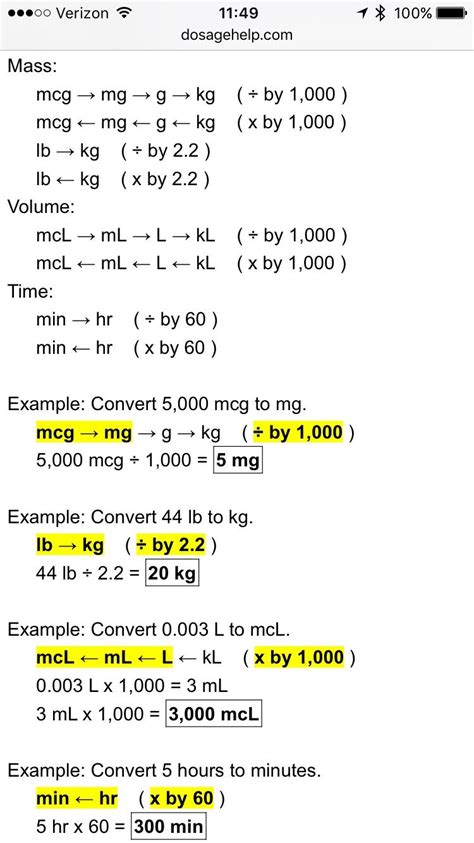 Dimensional Analysis Nursing Math に対する画像結果