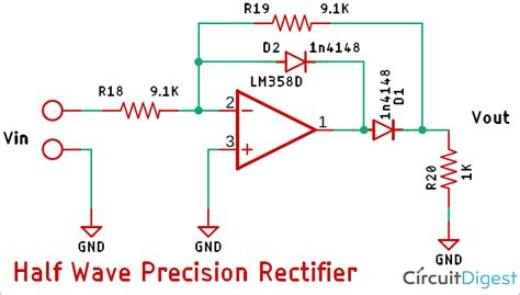 Afbeeldingsresultaten voor Precision Rectifier