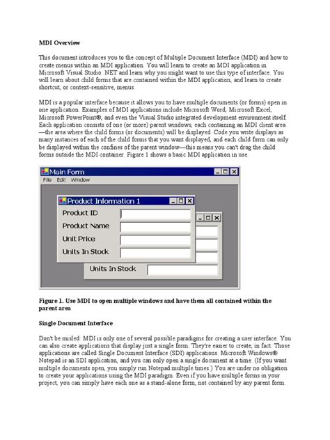 Image result for VB6 No MDI