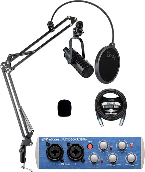Toradh íomhá ar Dynamic Microphone with PreSonus AudioBox