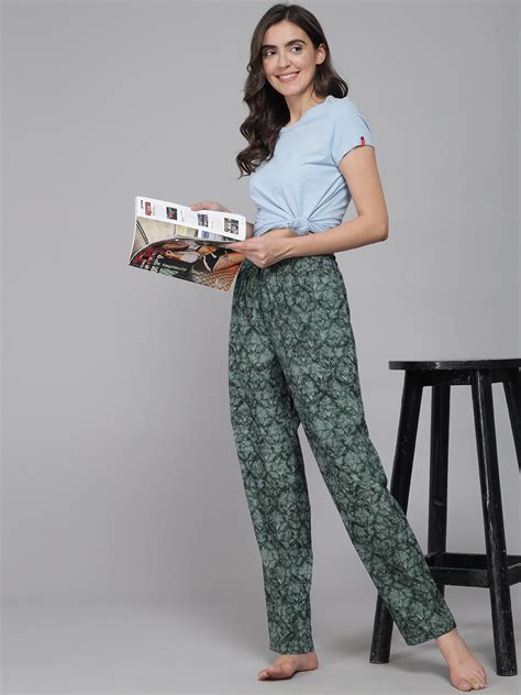 Image result for Green Floral Pyjamas