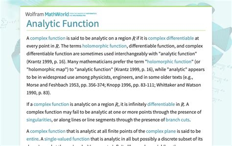 Image result for Finding Analytic Function