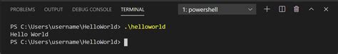 Image result for HelloWorld Program in C in vs Code