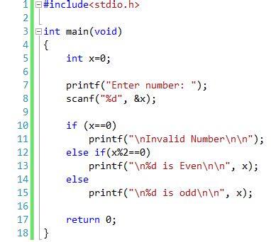 Image result for If Else for Identifying Odd and Even