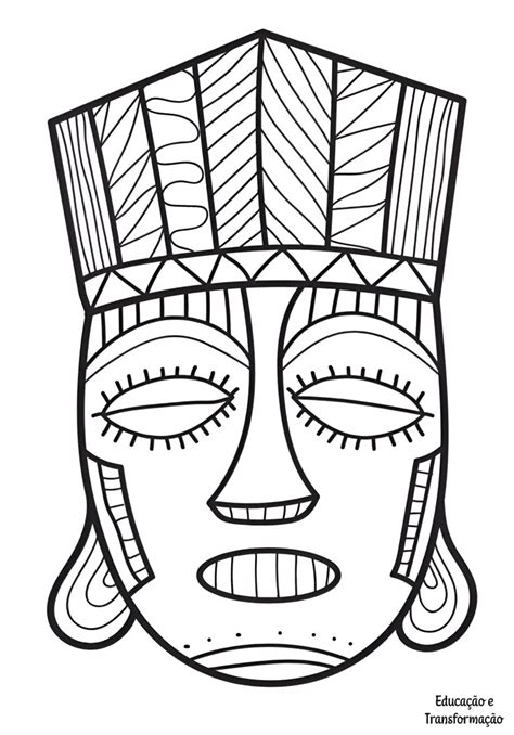 Image result for African Sun Mask Sketch