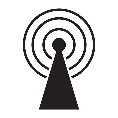 Signal icon vector 24150240 Vector Art at Vecteezy