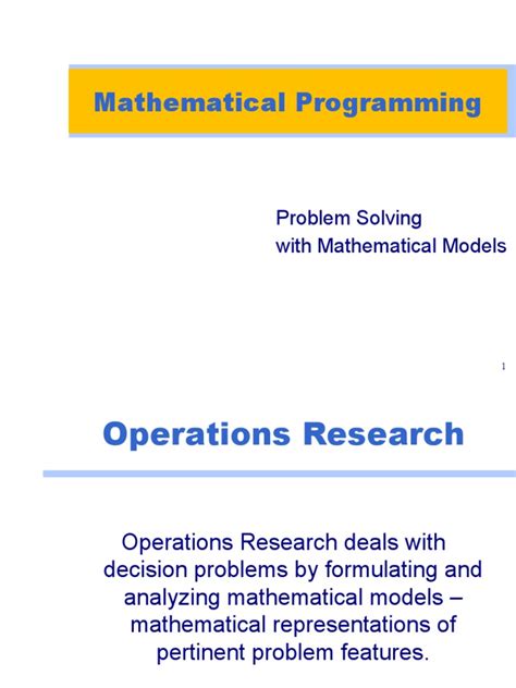 Image result for Mathematical Programming