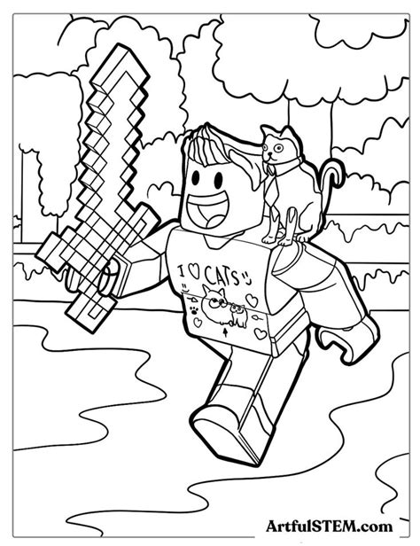 Afbeeldingsresultaten voor Roblox Zombie Coloring Pages