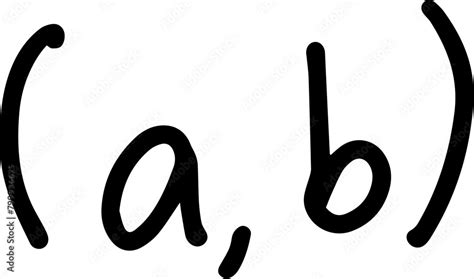 Algebra math Symbols handwritten Stock Vector | Adobe Stock