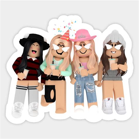 Image result for Roblox Girl Stickers