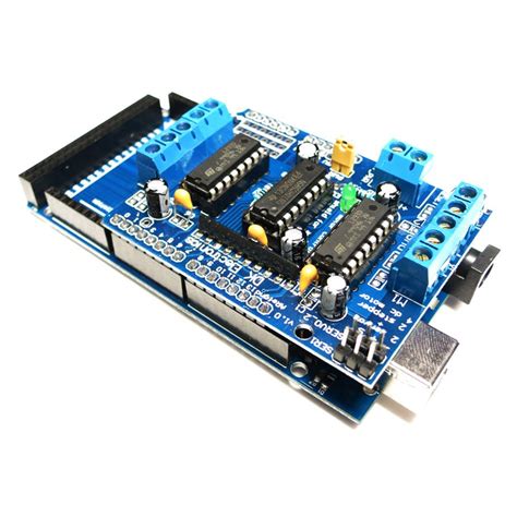 Toradh íomhá ar Arduino Dual Motor Shield